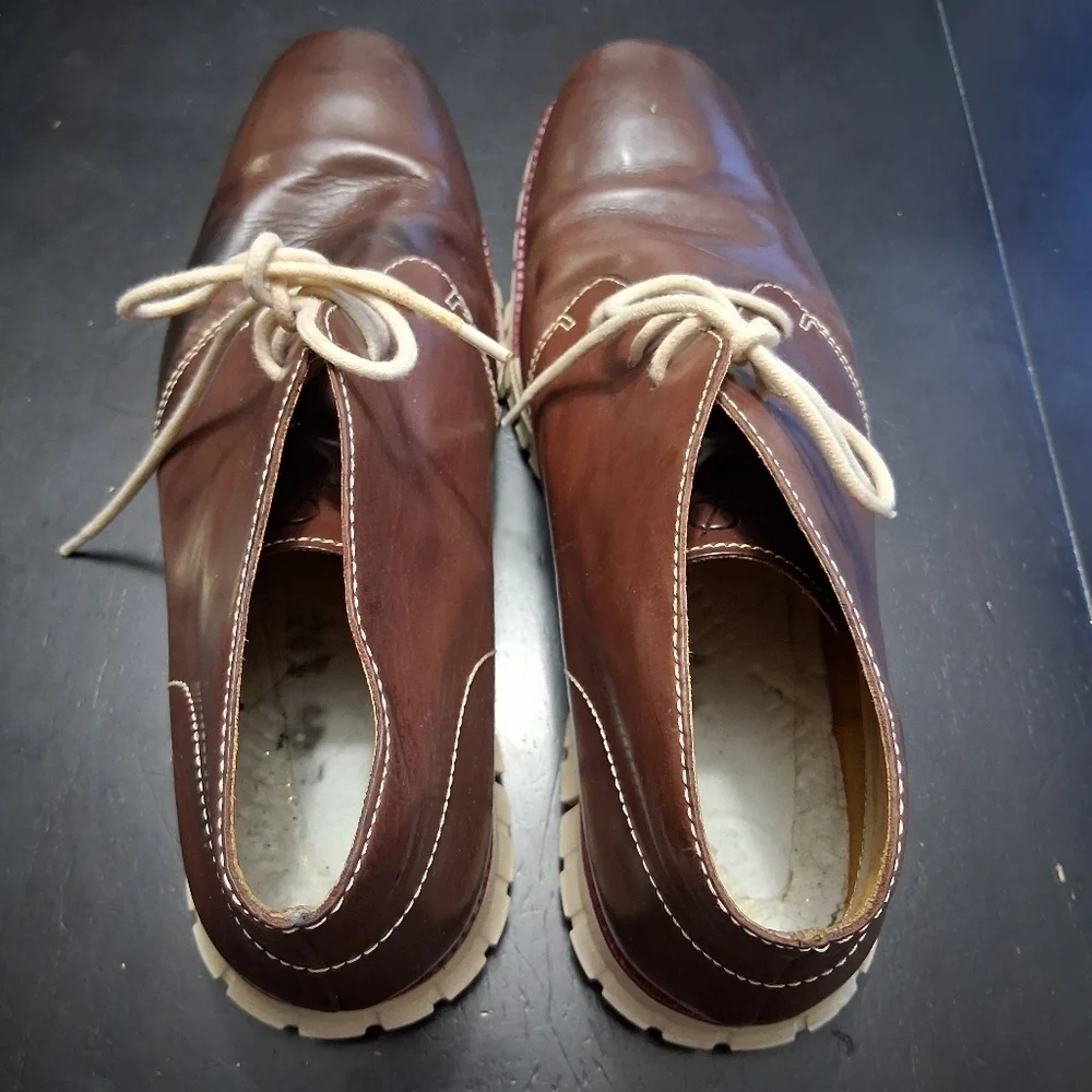 Cole Haan GRAND O.S Leather Chukka Boot Size 12